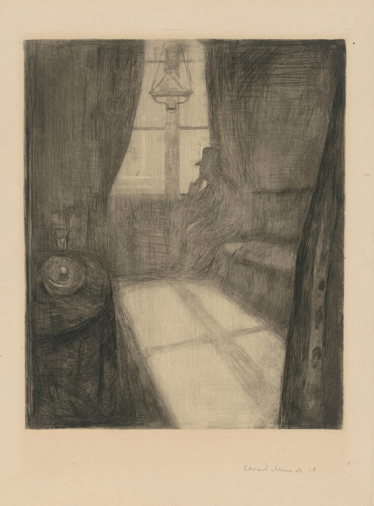 225 Edvard Munch Mondschein Nacht in Saint Cloud Nosferatu