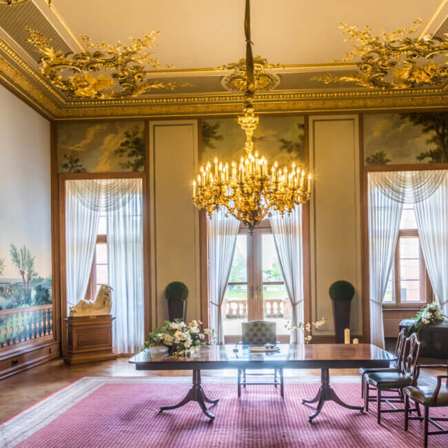 Innenansicht von Schloss Philippsruhe